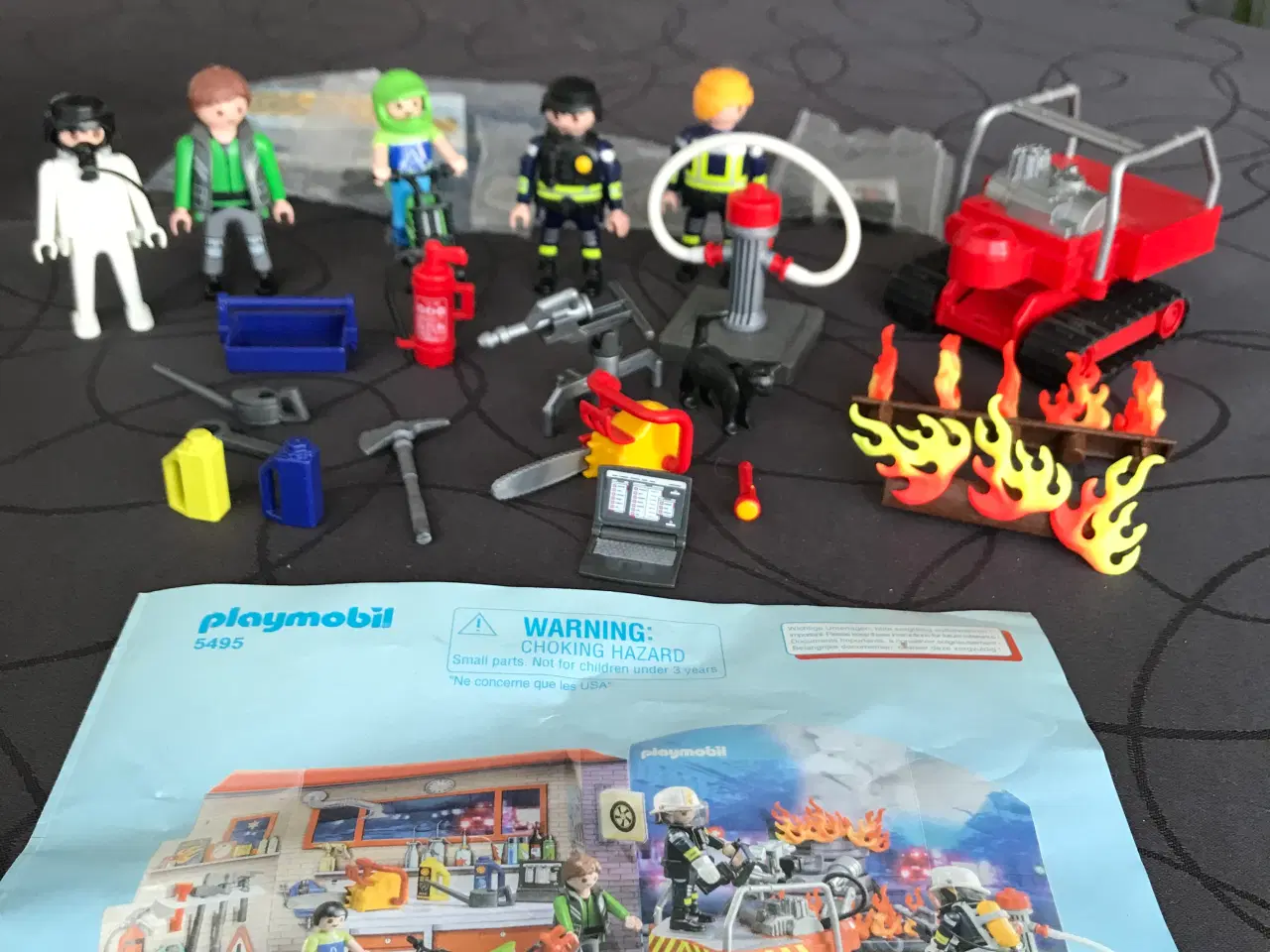 Billede 1 - Playmobil model 5495. Brandmænd med vandpumpe. 