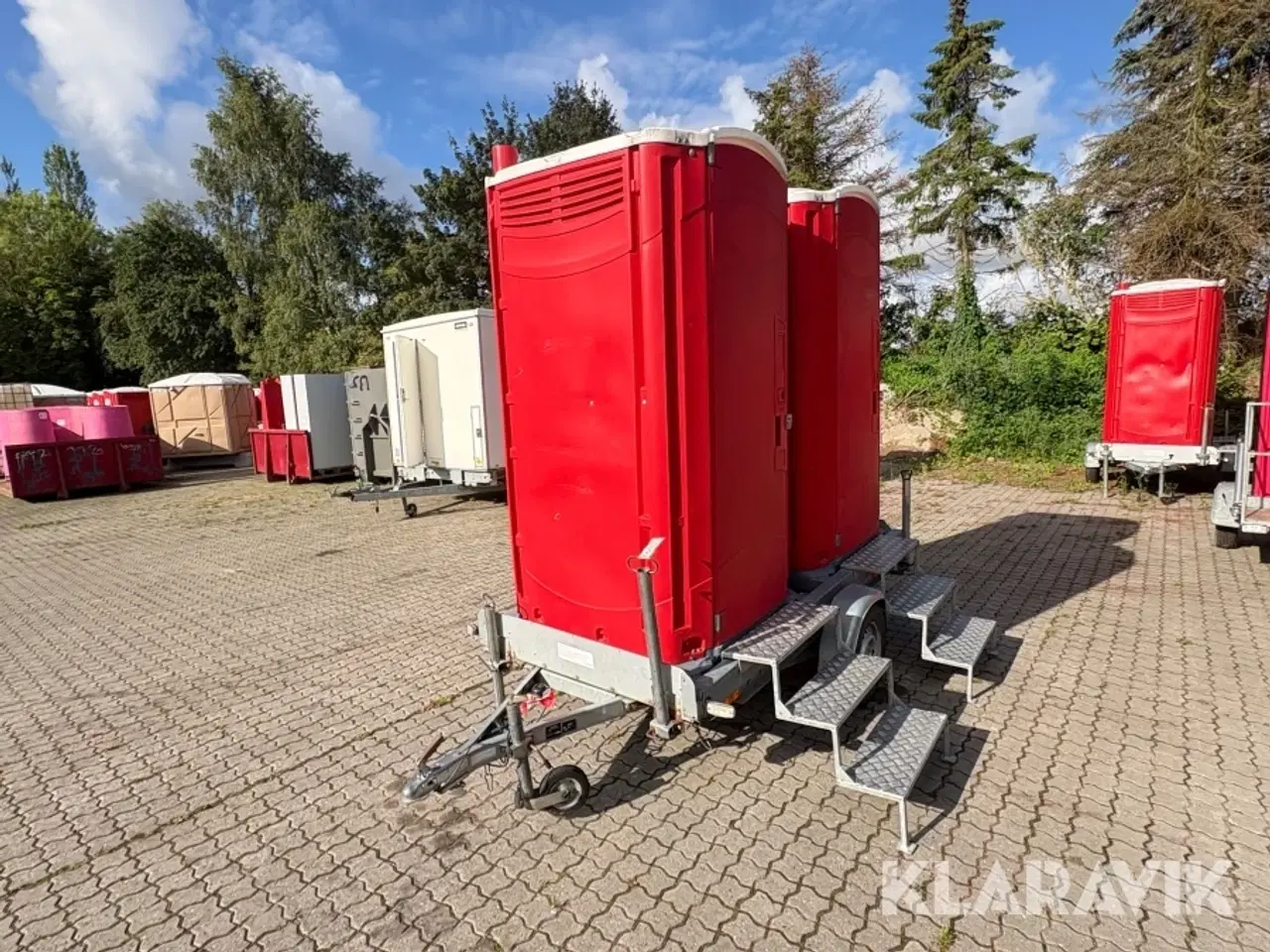 Billede 1 - Dobbelt toilet trailer Stema F 7515