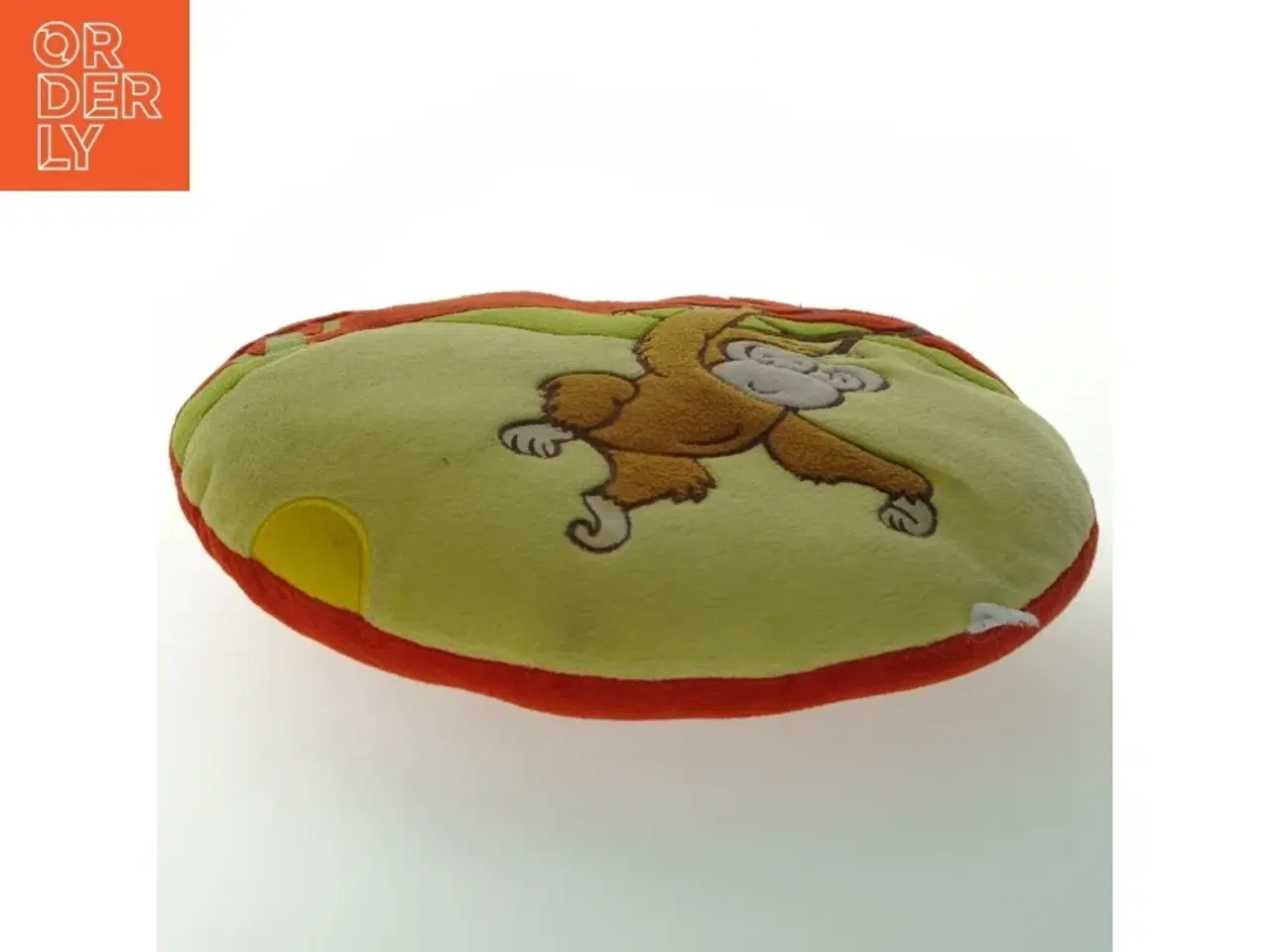 Billede 3 - Rund pude med abemotiv (str. Ø 30 cm)