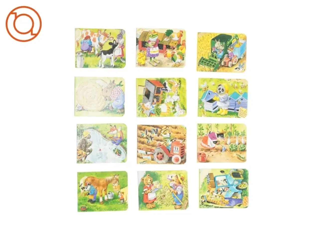 Billede 1 - Minibøger - 12 stk. (str. 9 x 7 cm)