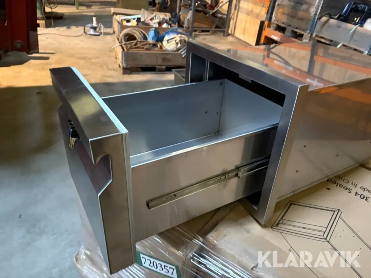 Billede 6 - Rustfrit stål skuffer 8 styk