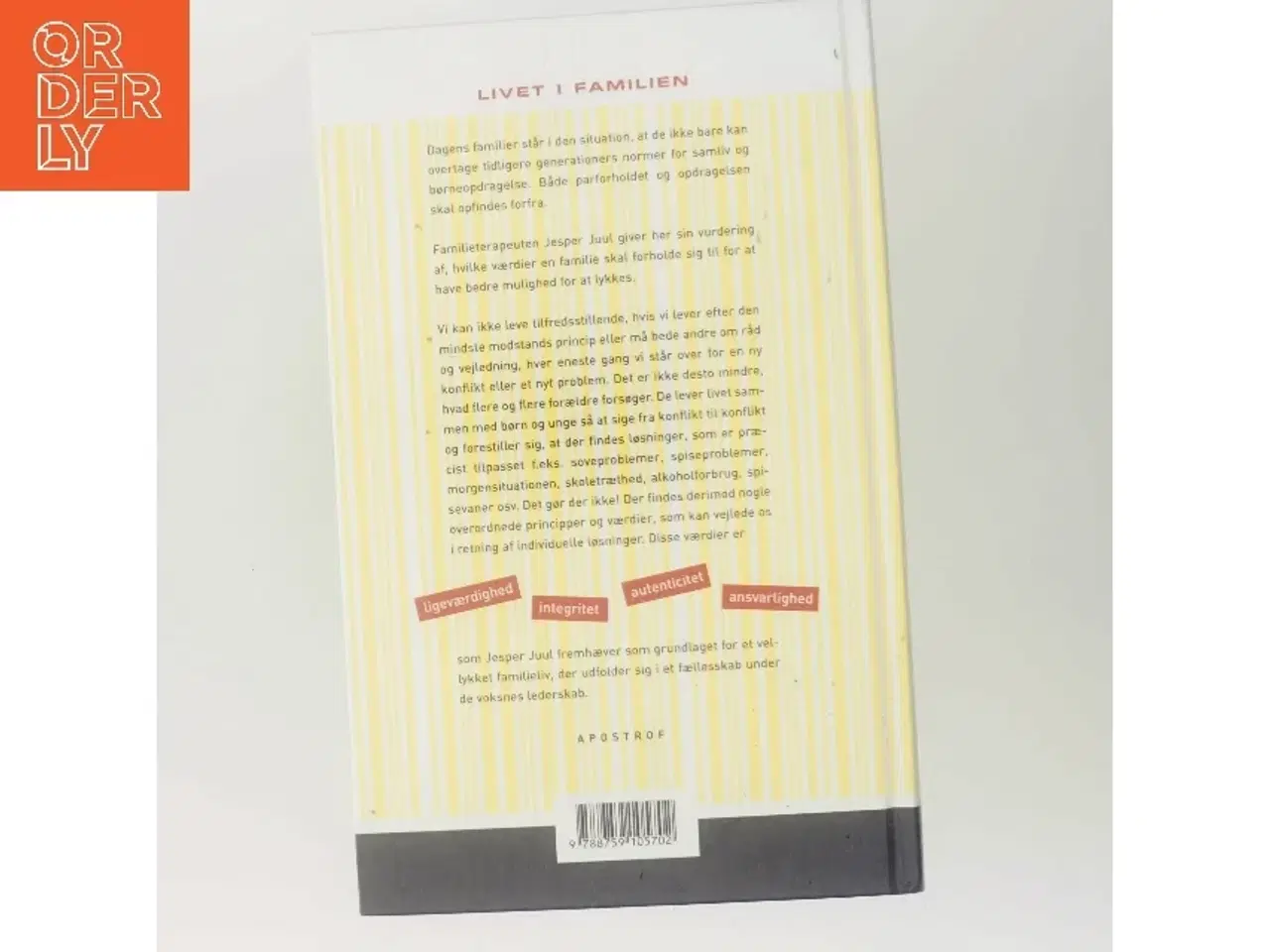 Billede 3 - Livet i familien : de vigtigste værdier i samliv og børneopdragelse af Jesper Juul (f. 1948) (Bog)
