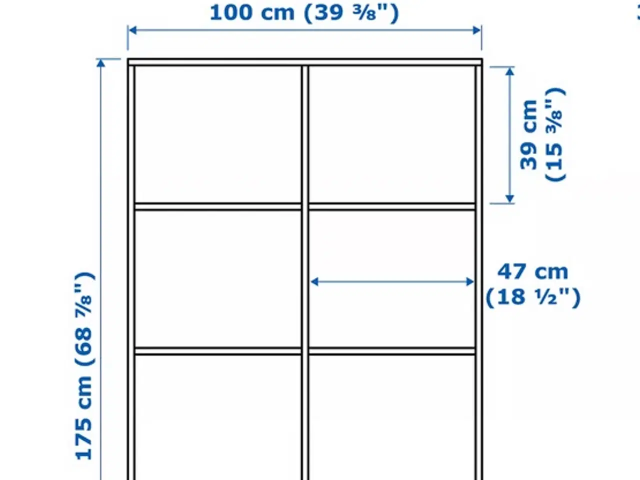 Billede 3 - Vittsjö elegant reol/ hvid metal og glas
