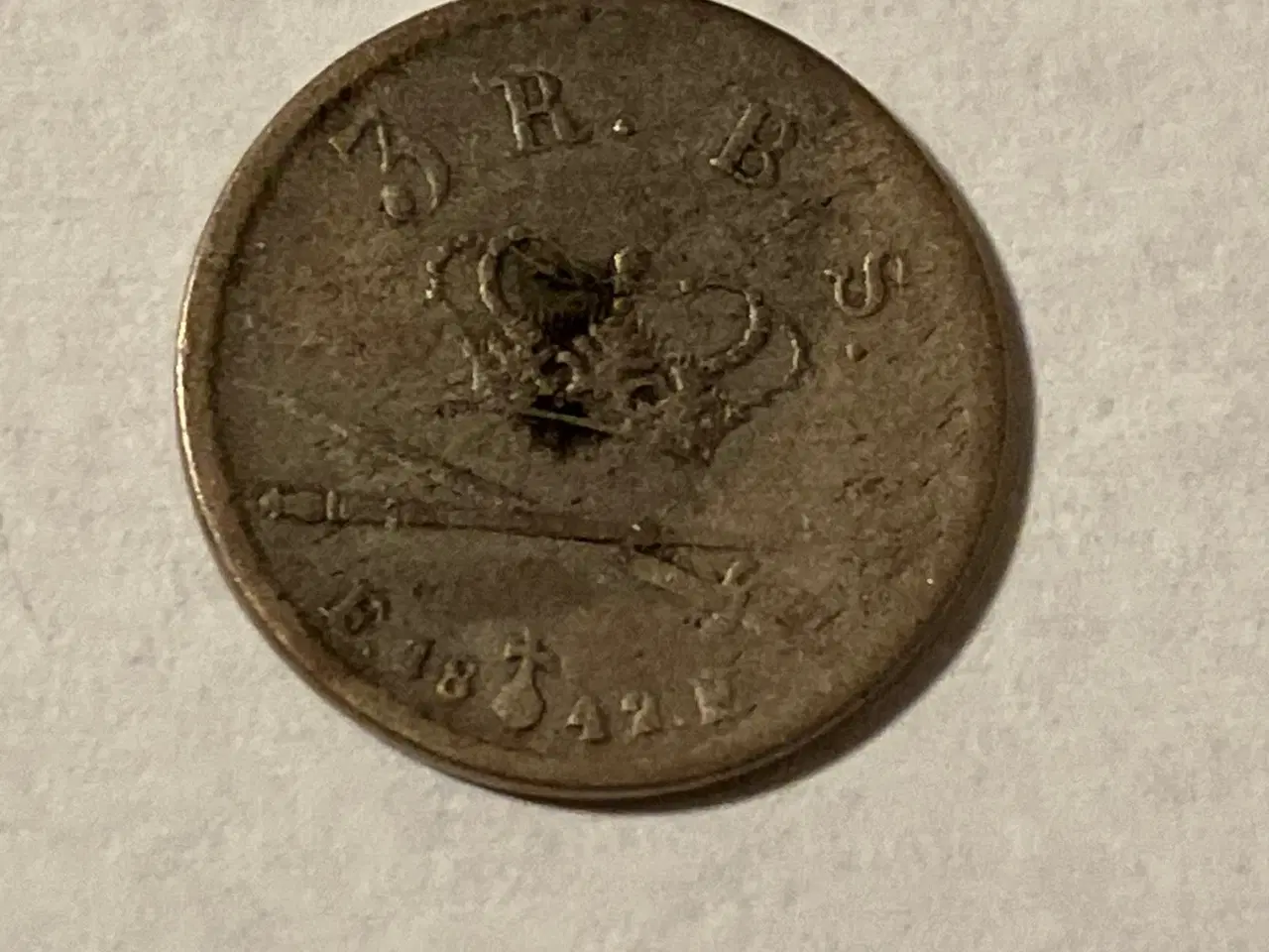 Billede 1 - 3 Rigsbankskilling 1842
