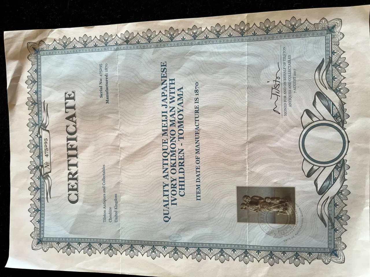 Billede 19 - flot Japanske elfenbensfigur 