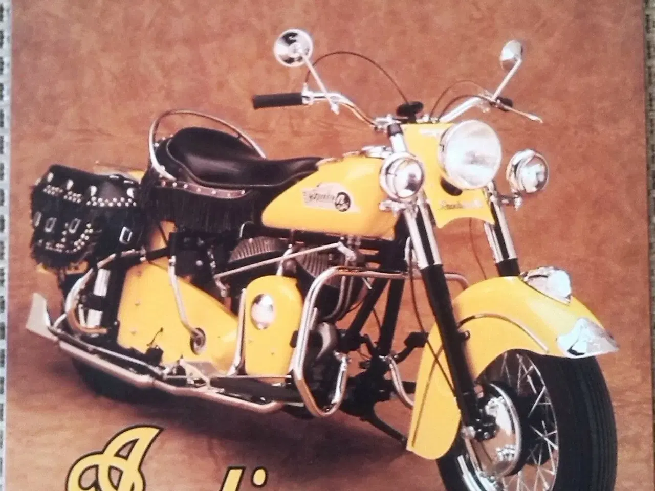 Billede 1 - Skilt, 1953 Indian Rodamaster Chief.