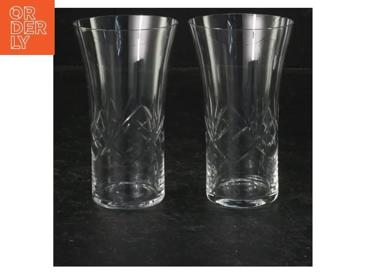 Billede 1 - Tynde glasvaser (str. 10,5 cm)