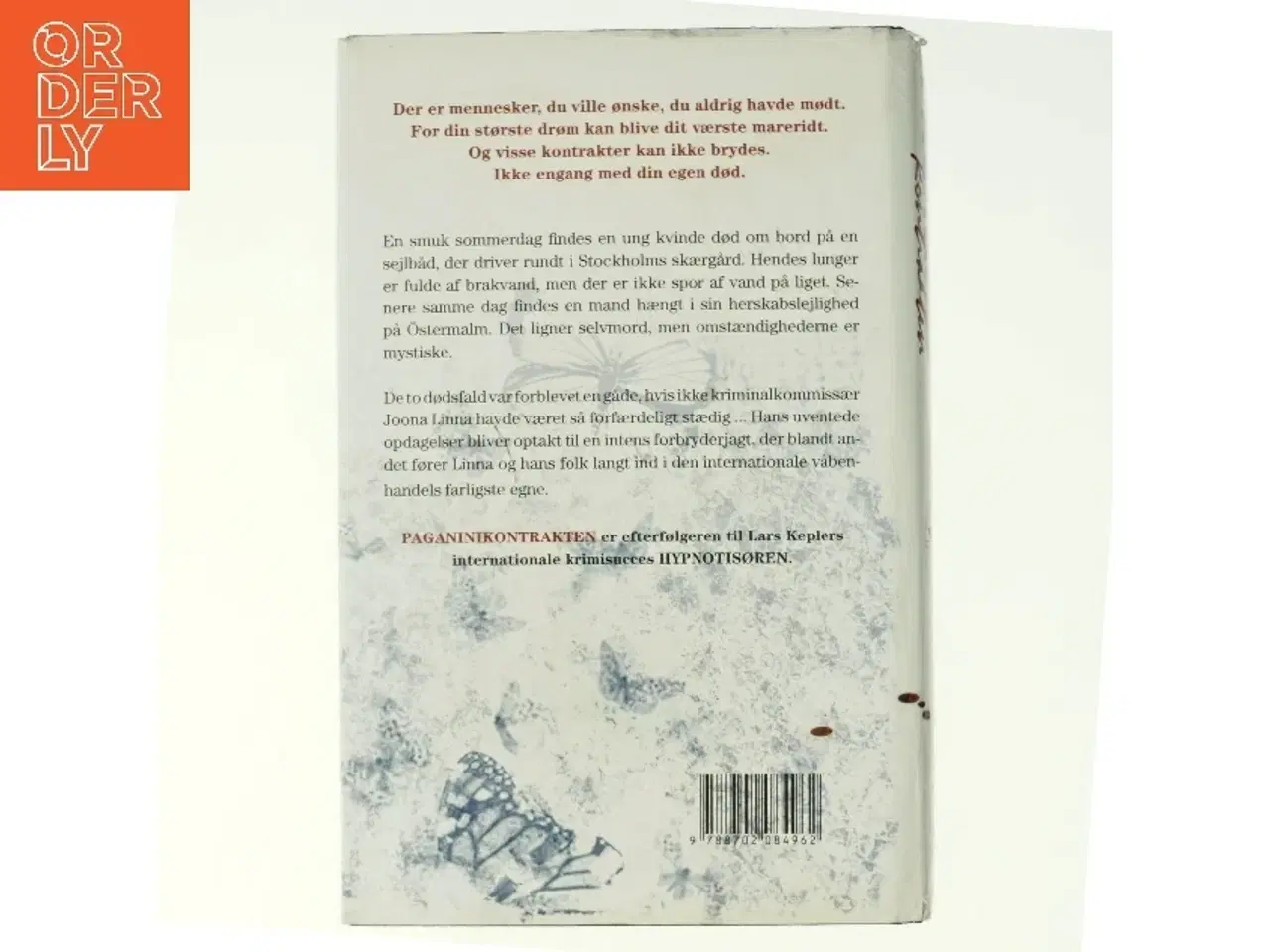 Billede 3 - Paganinikontrakten : Kriminalroman (Danish Language) (Bog)