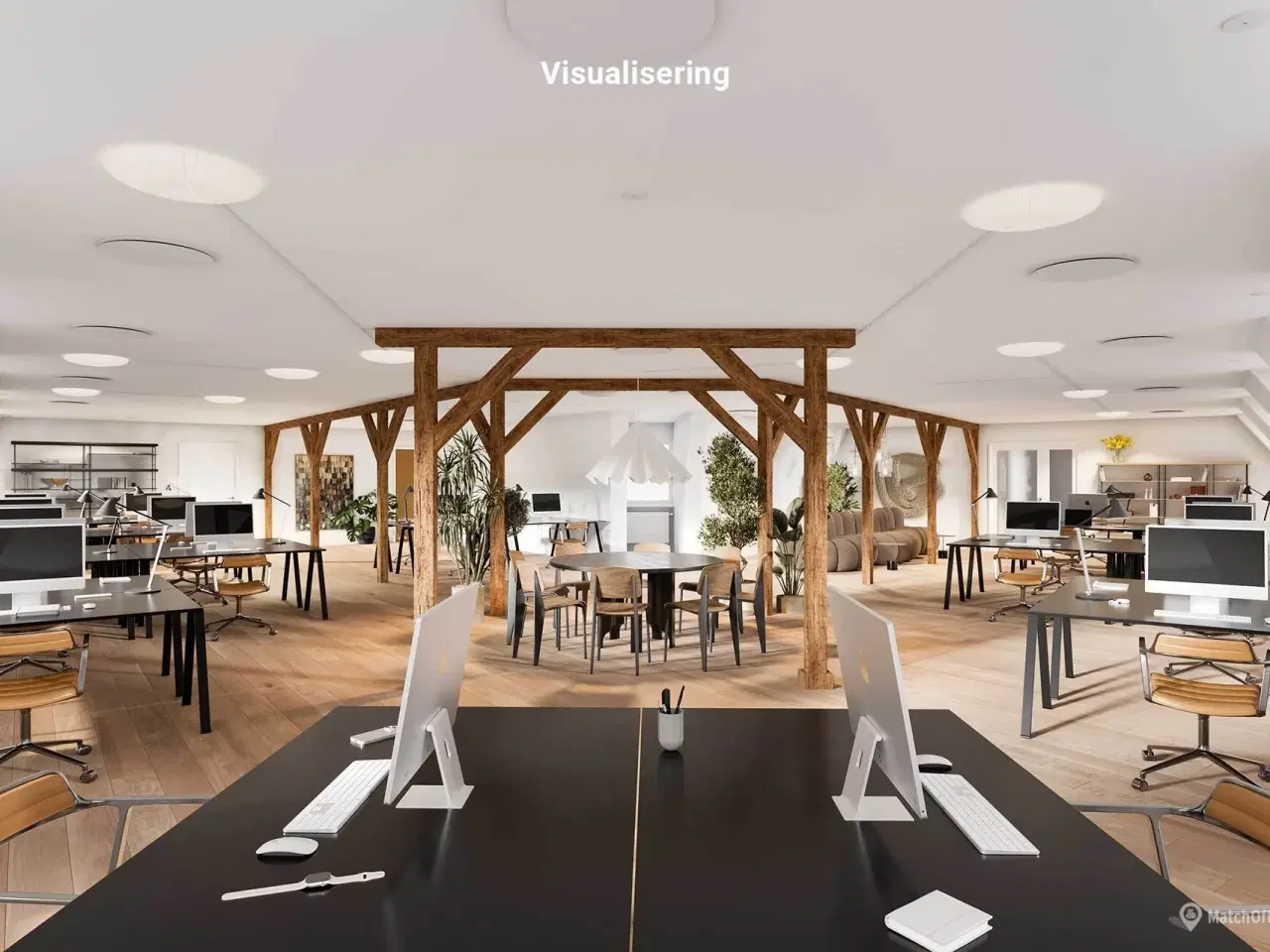 Billede 1 - Penthouse kontorlejemål med udsigt i hjertet af København K