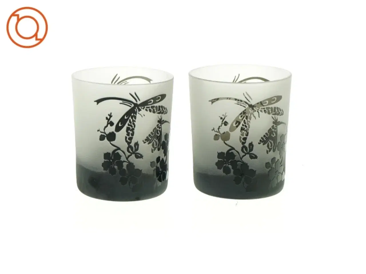 Billede 1 - Fyrfads glas (6 stk) fra MRH (str. HØ 9x7 cm)