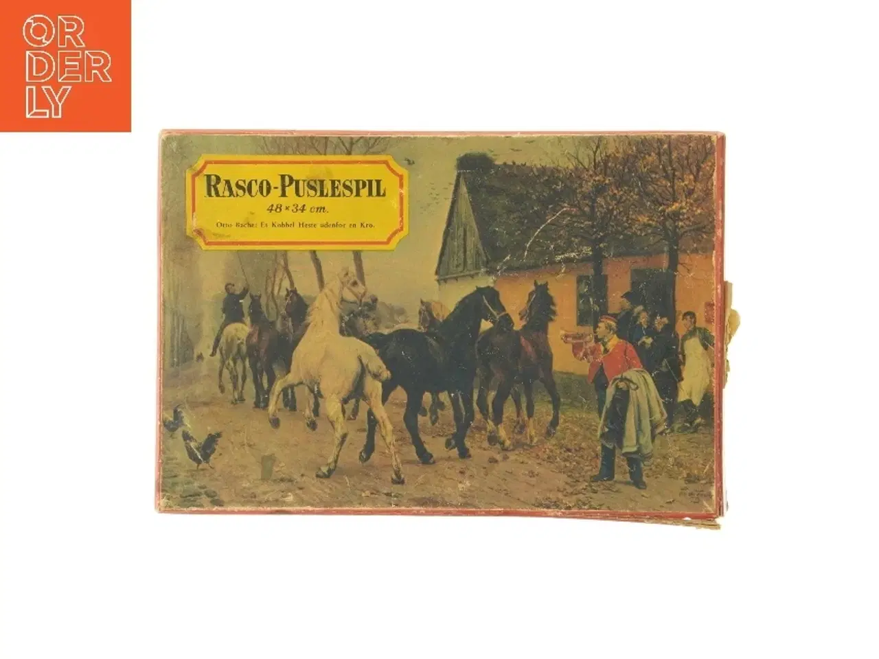 Billede 1 - Vintage Puslespil fra Rasco (str. 5x25x17 cm)