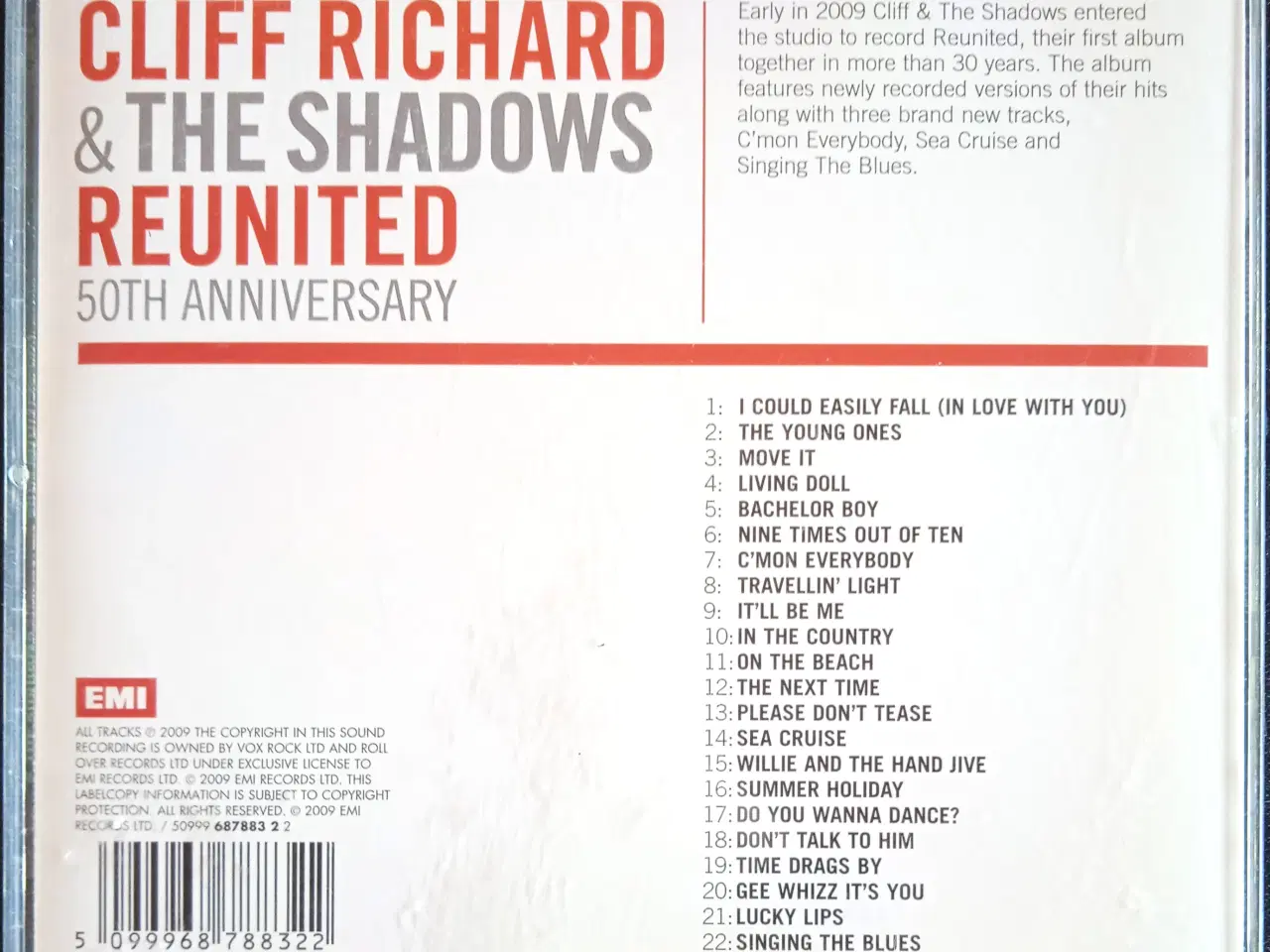 Billede 2 - Cliff Richard & The Shadows – Reunited (50th Ann.)