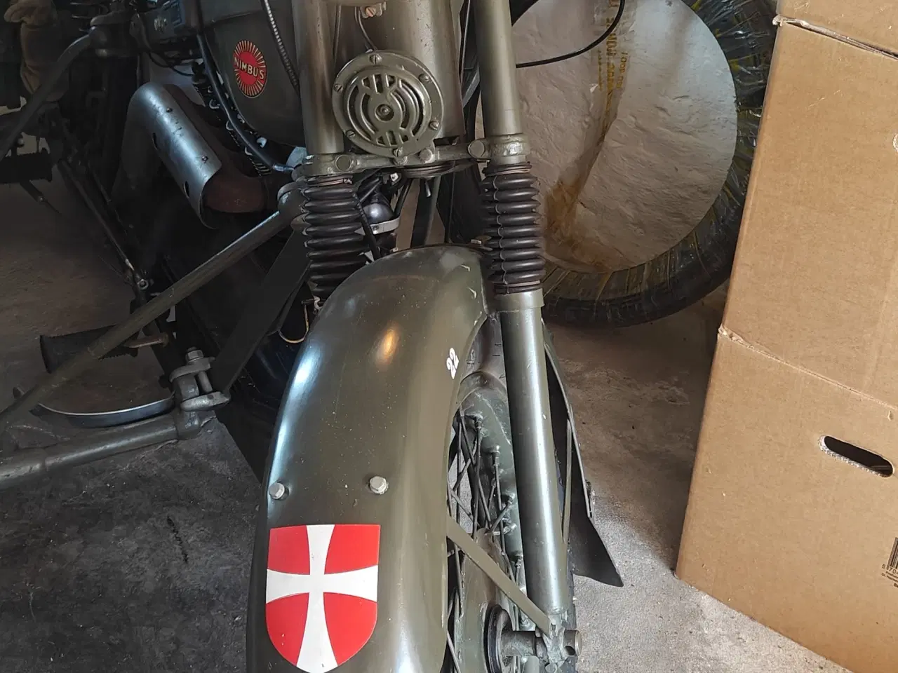Billede 2 - NIMBUS C militær motorcykel med side-varevogn 