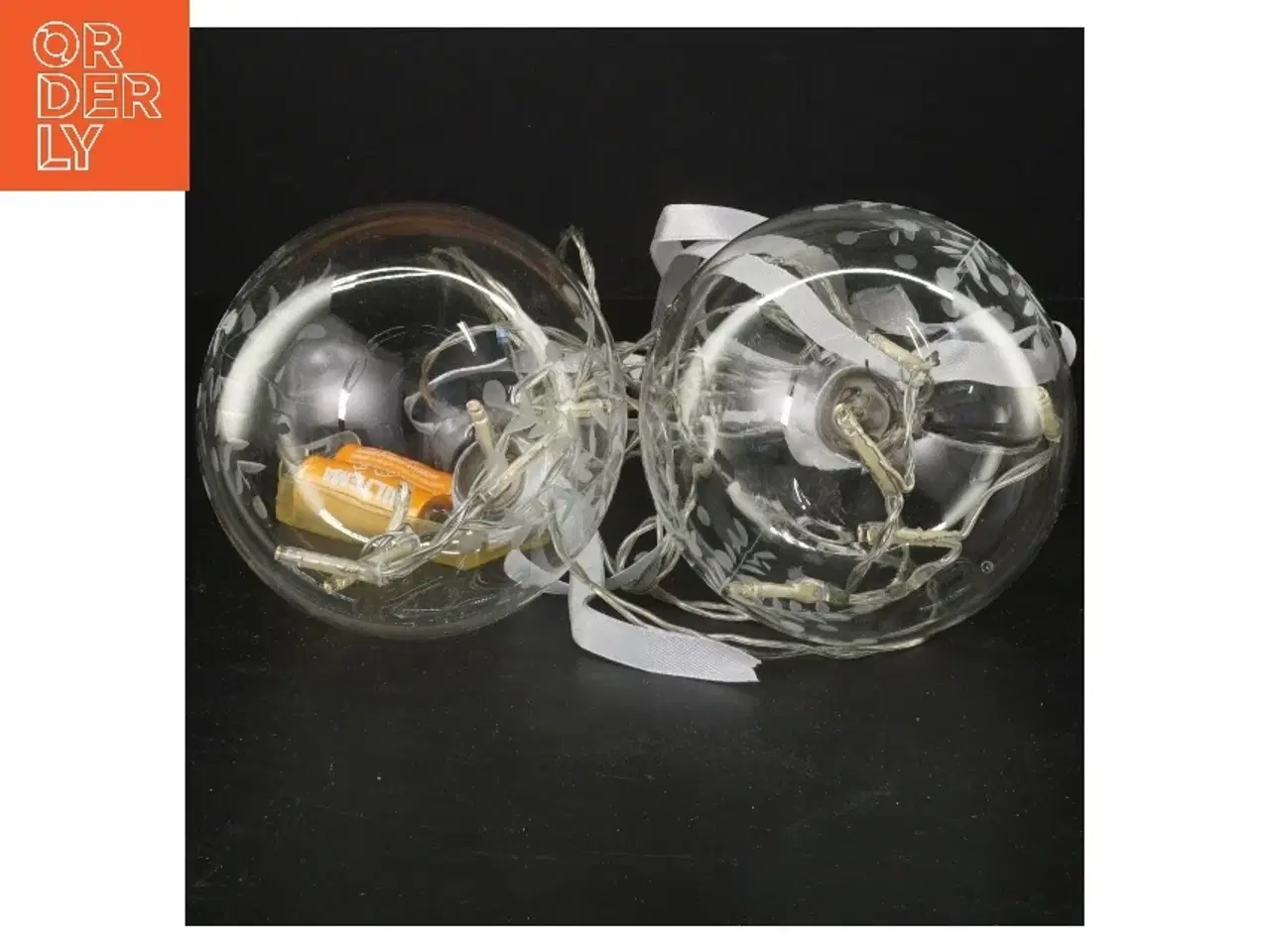 Billede 2 - Lyskugle til batteri, 2 stk fra Conzept (str. Ø 10 cm)