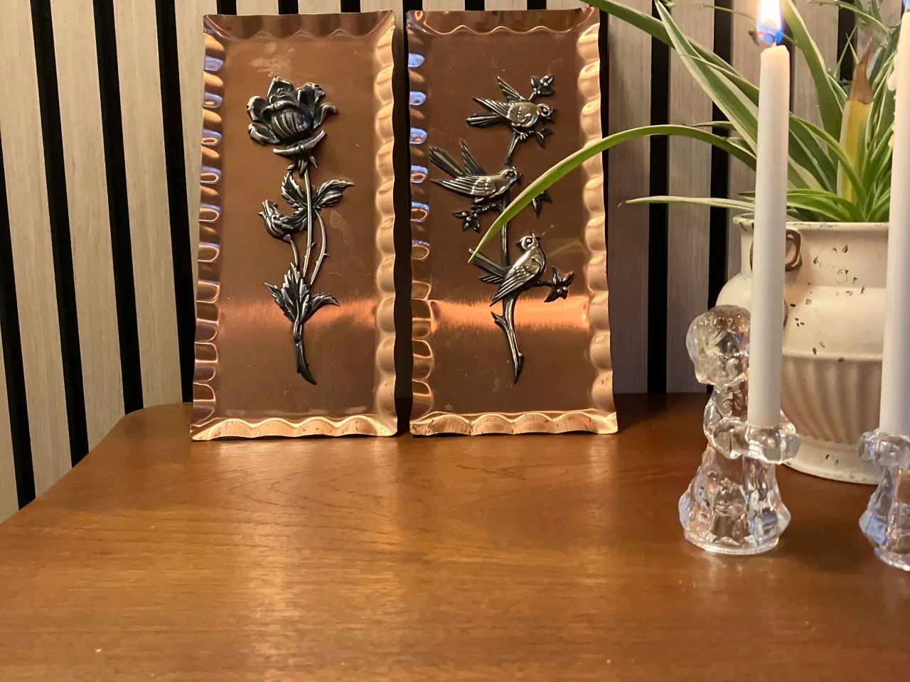 Billede 1 - Vægrelief i kobber 