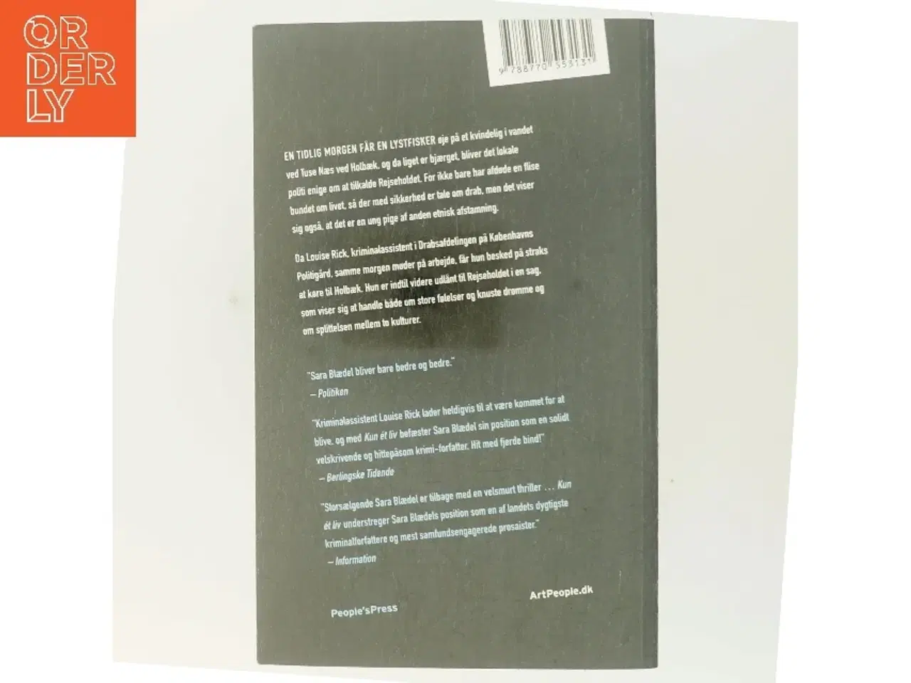 Billede 3 - Kun ét liv af Sara Blædel (Bog)