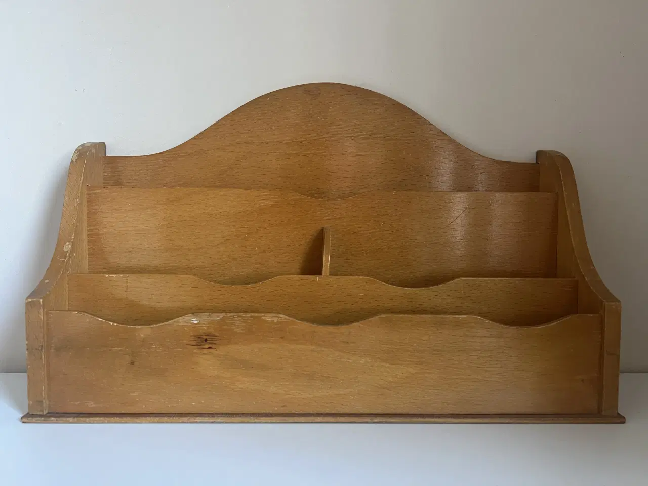 Billede 3 - Flot gammel brevordner i træ 