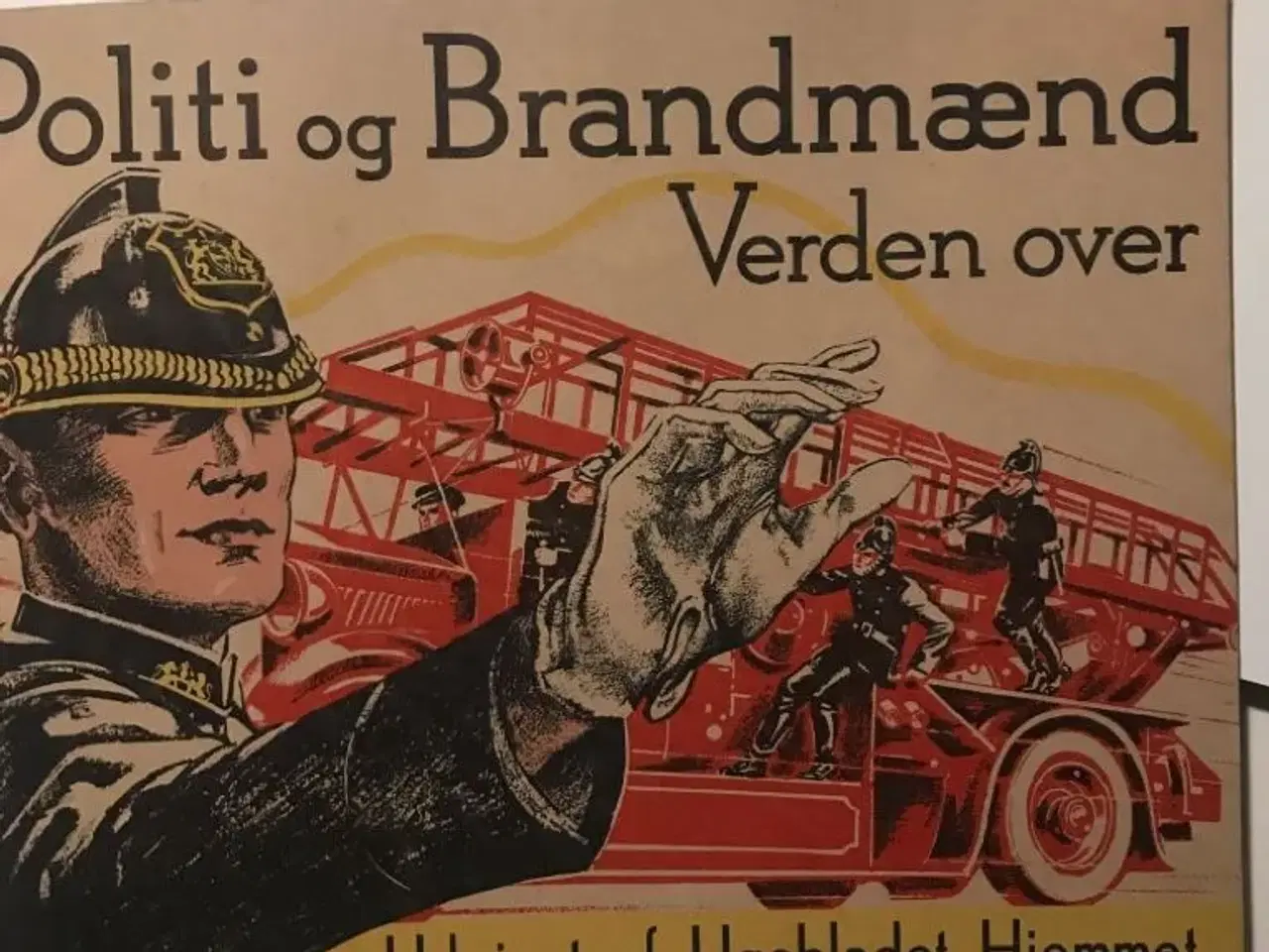 Billede 1 - Samlehæfte: Politi og Brandmænd  