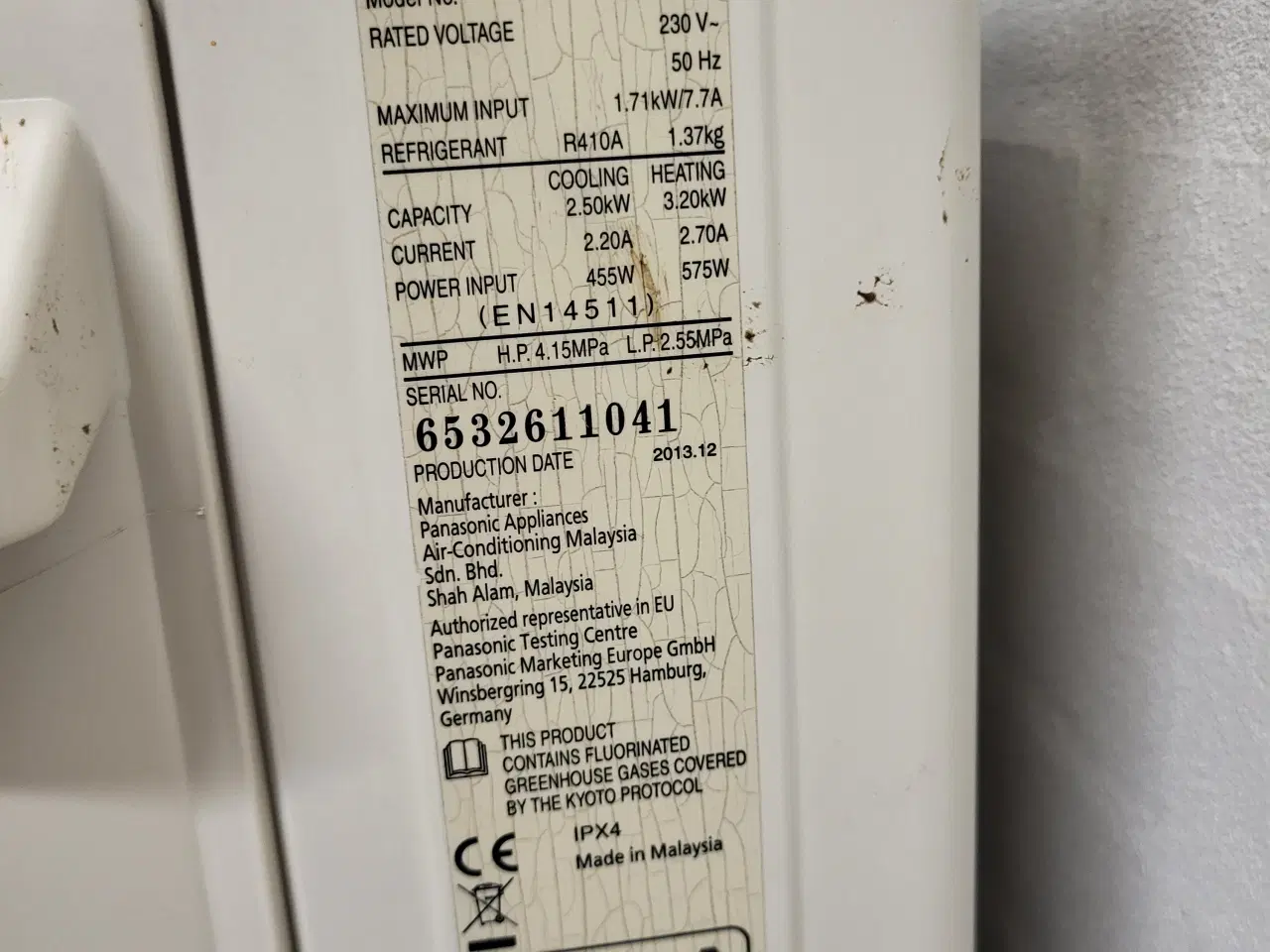 Billede 2 - Panasonic varmepumpe