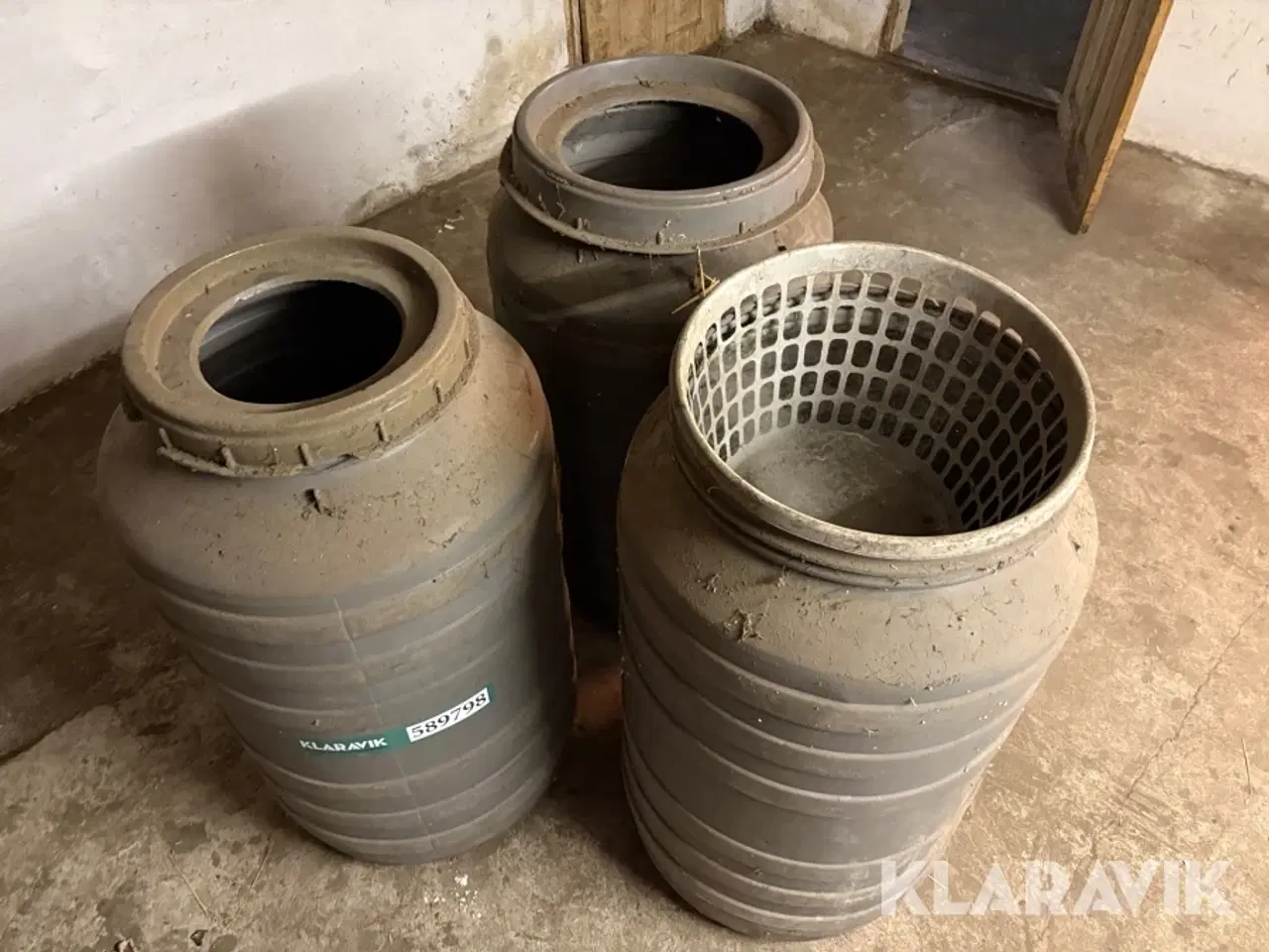 Billede 5 - Fodertønder Pit Plastics - 3 styk