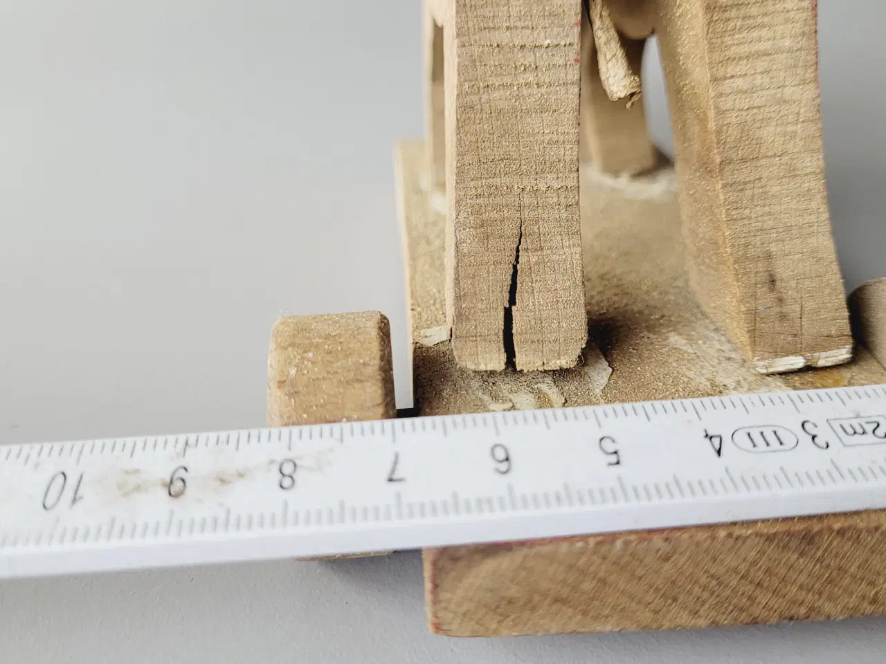 Billede 10 - ⭐️: Unik vintage træhest – Charmerende håndlavet 