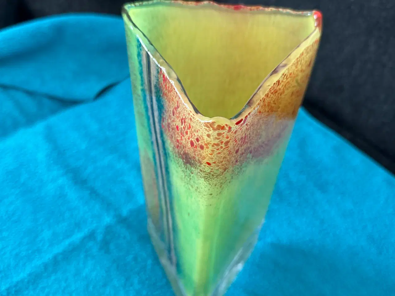 Billede 3 - Flot glas vase 