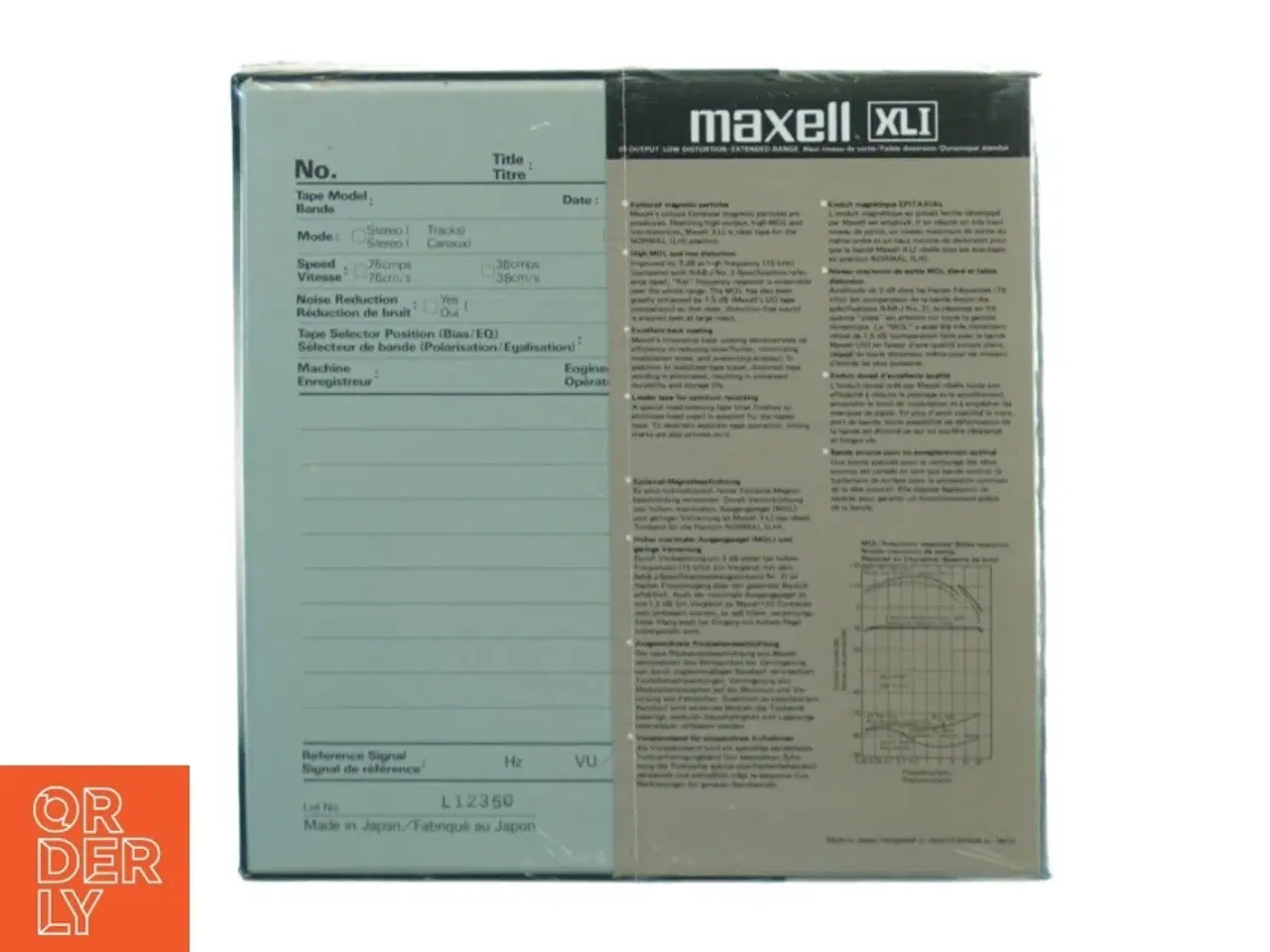 Billede 2 - Maxell XLII 35-90B lydbånd (str. 19 x 19 x 1 cm)