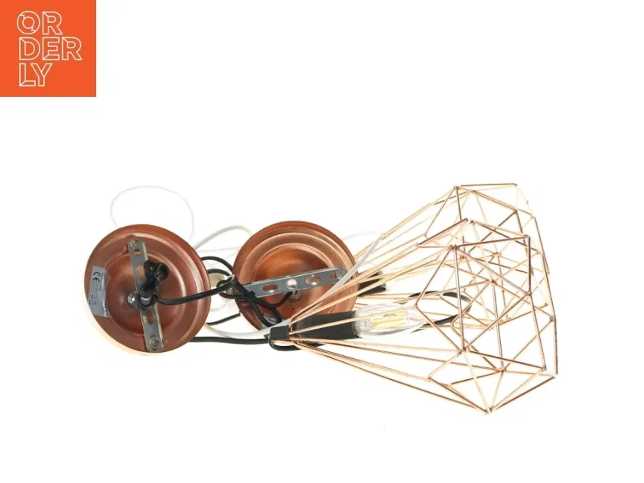 Billede 3 - Kobber pendellamper fra Rohs (str. Ø 18x25 cm)