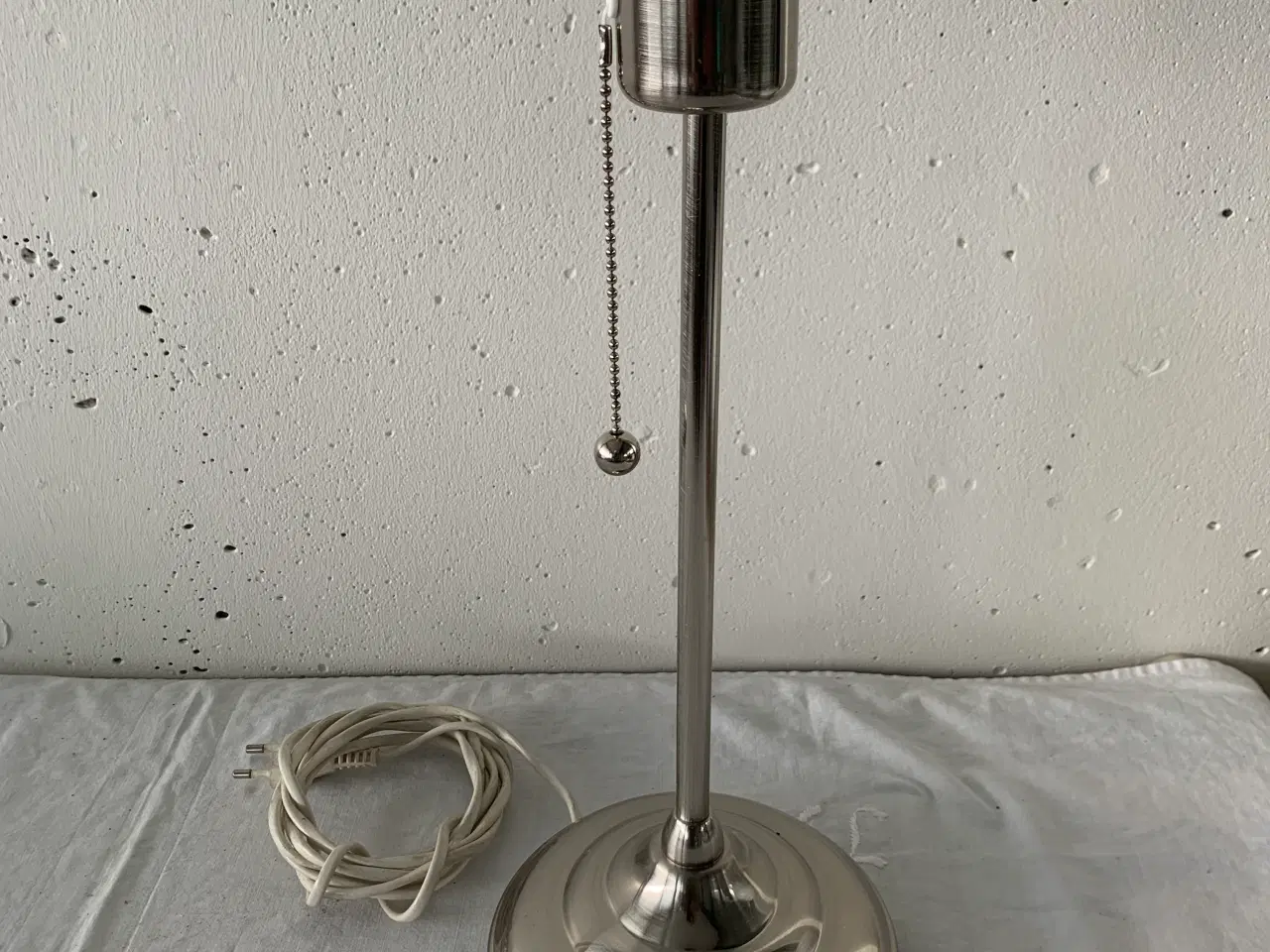 Billede 1 - Anden bordlampe, i rustfri stål 