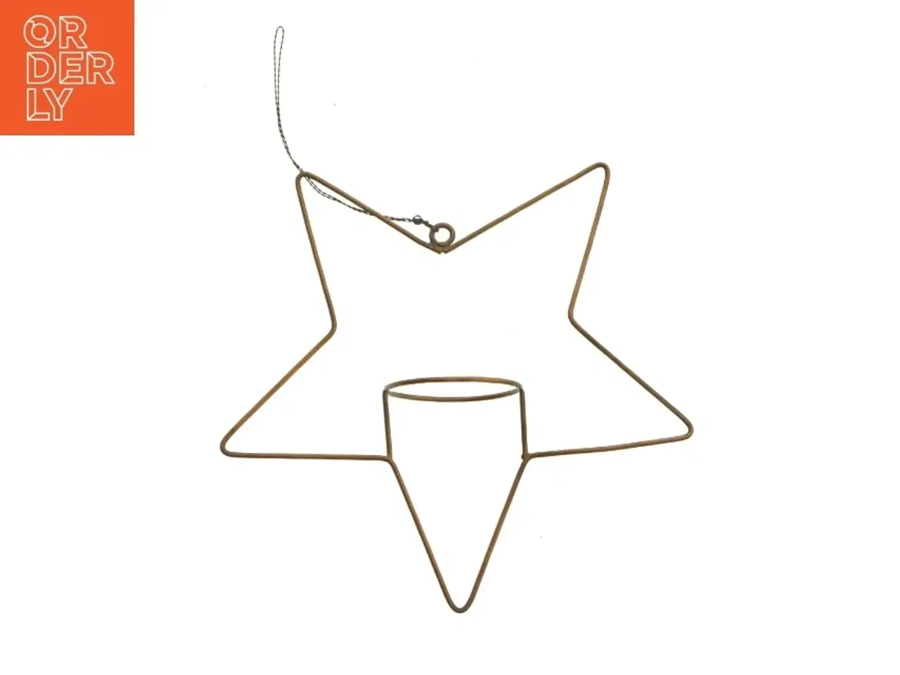 Billede 2 - Stjerneformet lysholder (str. 21 cm)