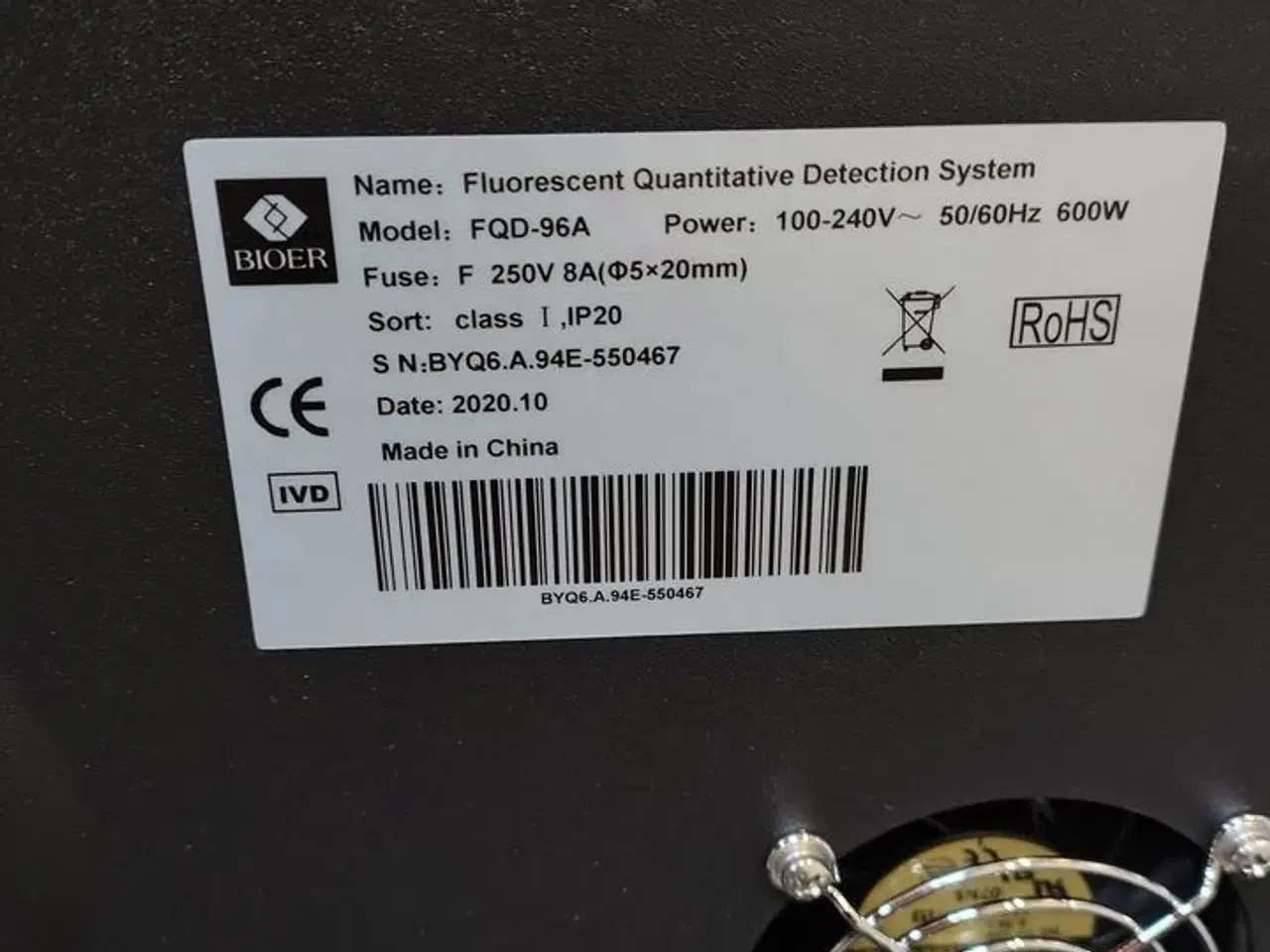 Billede 3 - Fluorescent Quantitative Detection System BIOER LineGene Plus 9000 - 96A