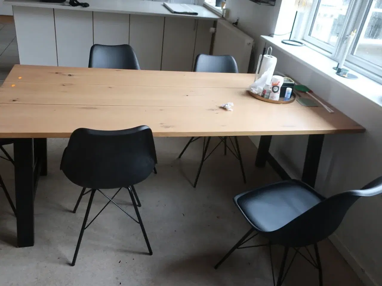 Billede 4 - Spisebord 190x90 med stole
