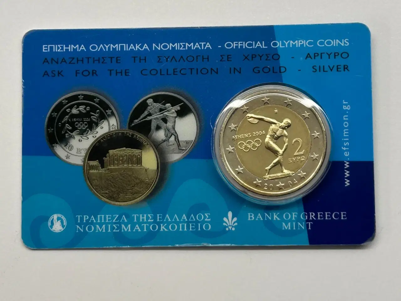 Billede 2 - 2 Euro Greece - Olympic Games 2004