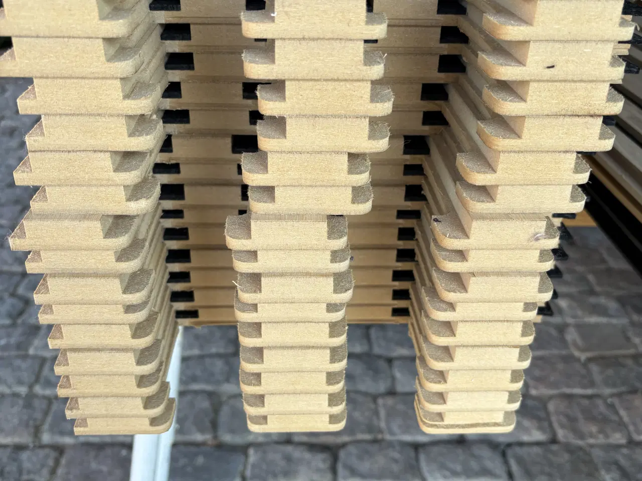 Billede 3 - I-WOOD Pro+ I-Lock Original – akustikpanel med fin