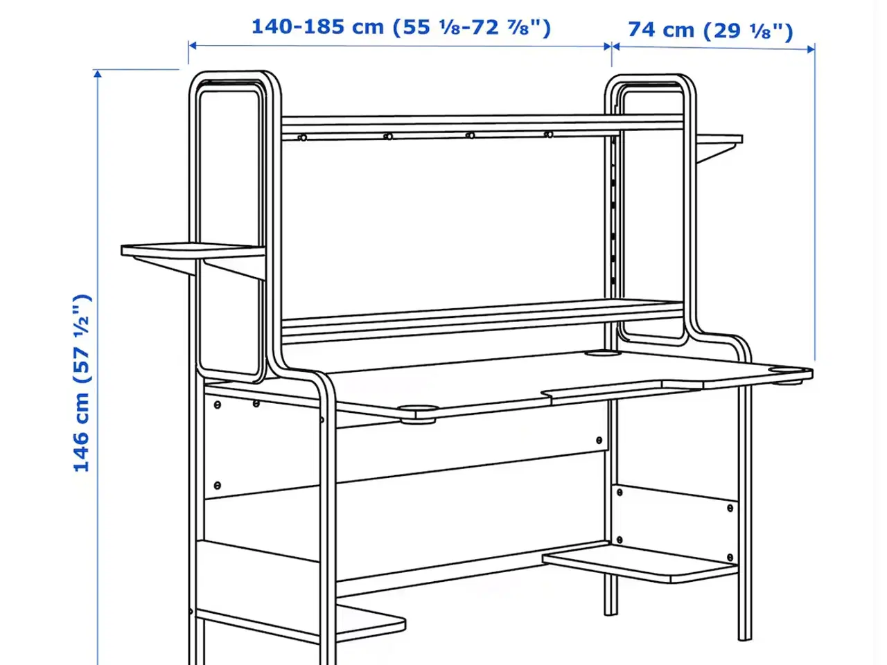 Billede 6 - Gamer bord / computerbord 