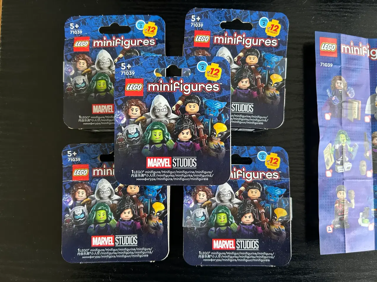 Billede 1 - 5 stk. Lego Minifigures, Marvel studios 71039
