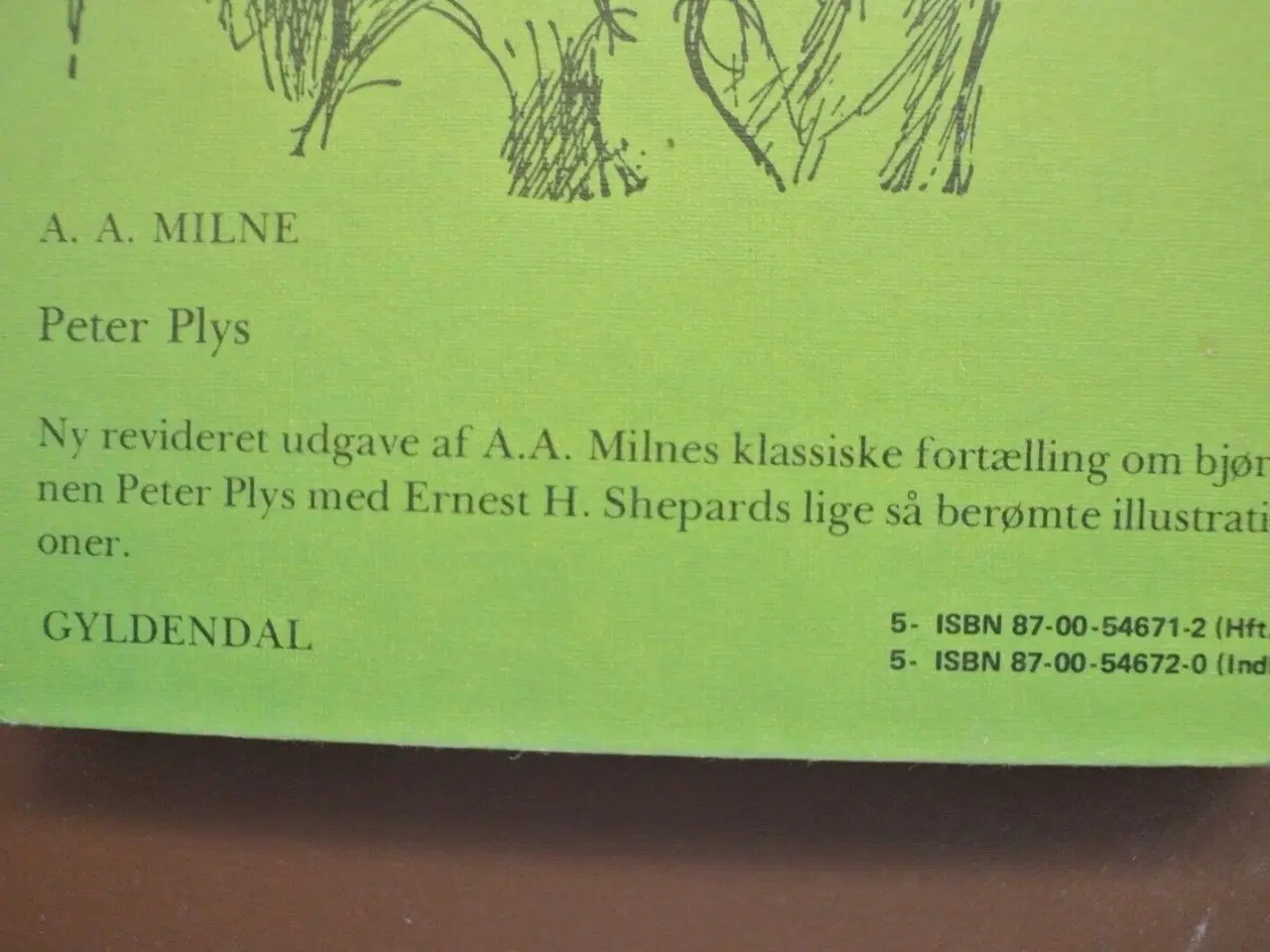 Billede 2 - peter plys - fortælling om en lille bjørn , af a. 