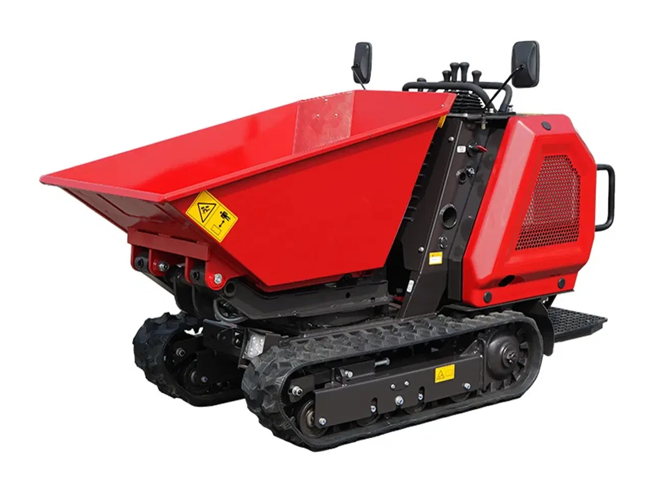 Billede 2 - Motorbør med sidetip - larvebånd - B&S benzinmotor