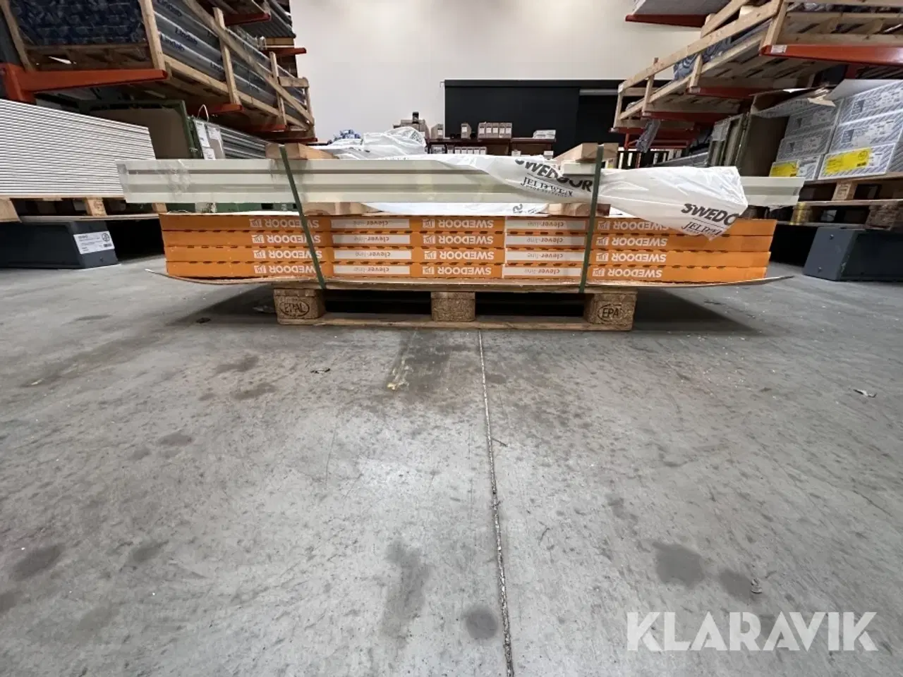 Billede 3 - Dobbelt dør Swedoor Style SP10 glas hvid 4 styk