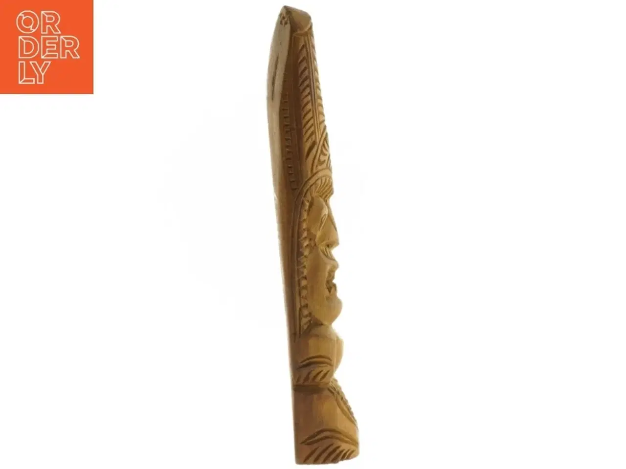 Billede 2 - Udskåret træfigur (str. 27 cm)
