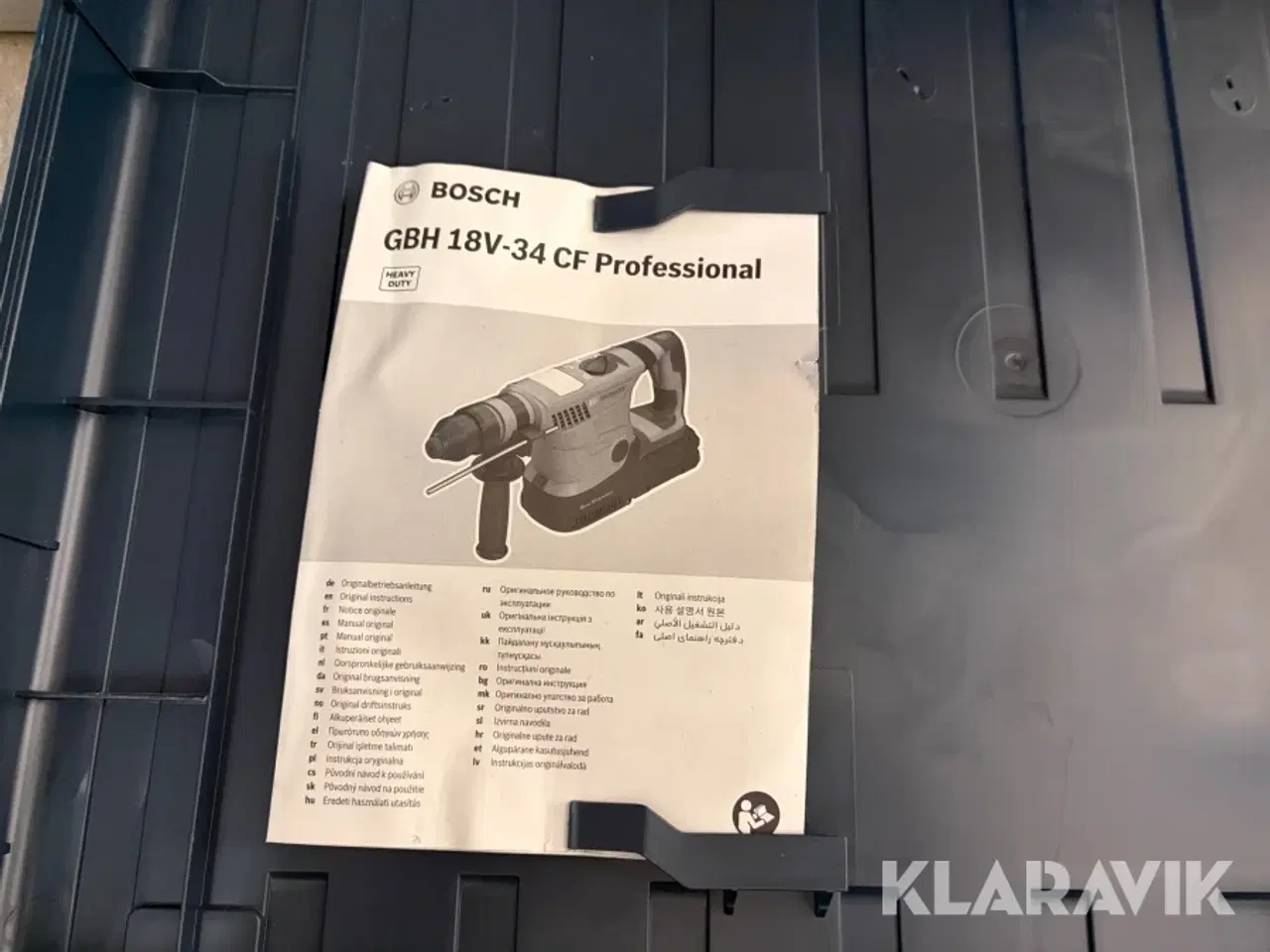 Billede 8 - Akku borehammer Bosch Professional GBH 18V-34 CF