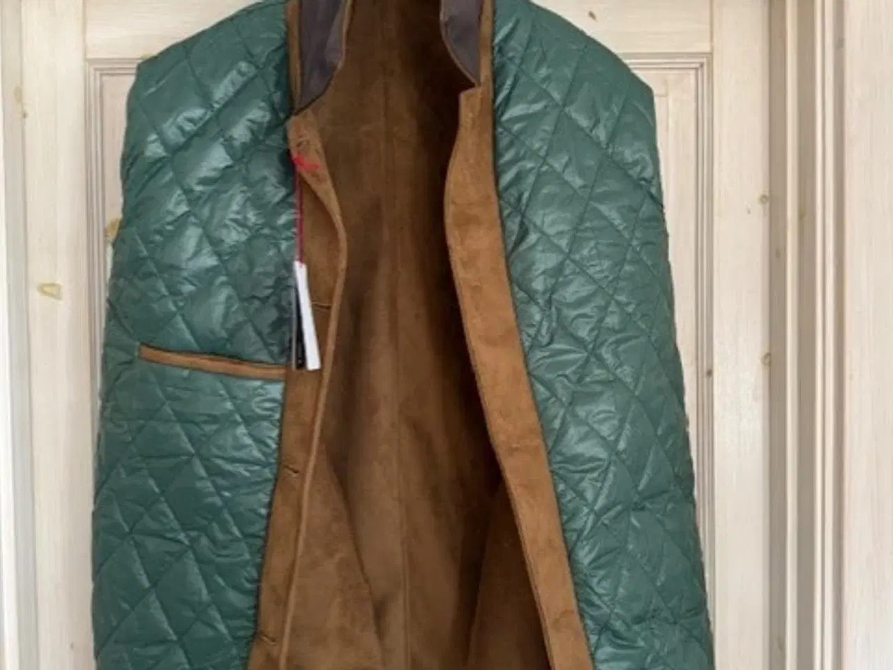 Billede 3 - Herre jakke Flot Stilren, blødt Ruskind/Nubuck.