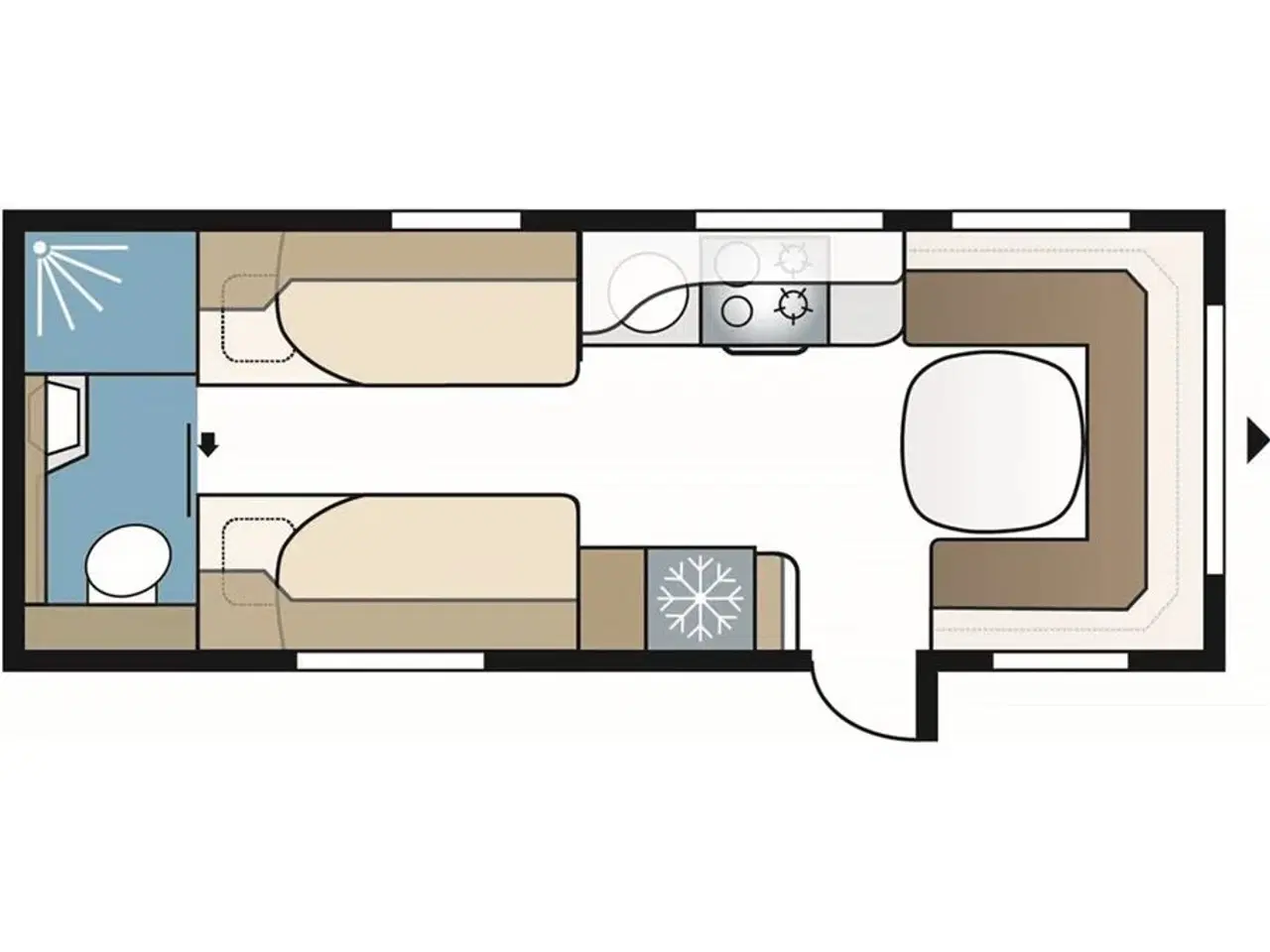 Billede 2 - 2025 - Kabe Imperial 630 E-TDL KS   Kabe Imperial 630 E-TDL KS 2025 - Kommer snart hos Camping-Specialisten.dk