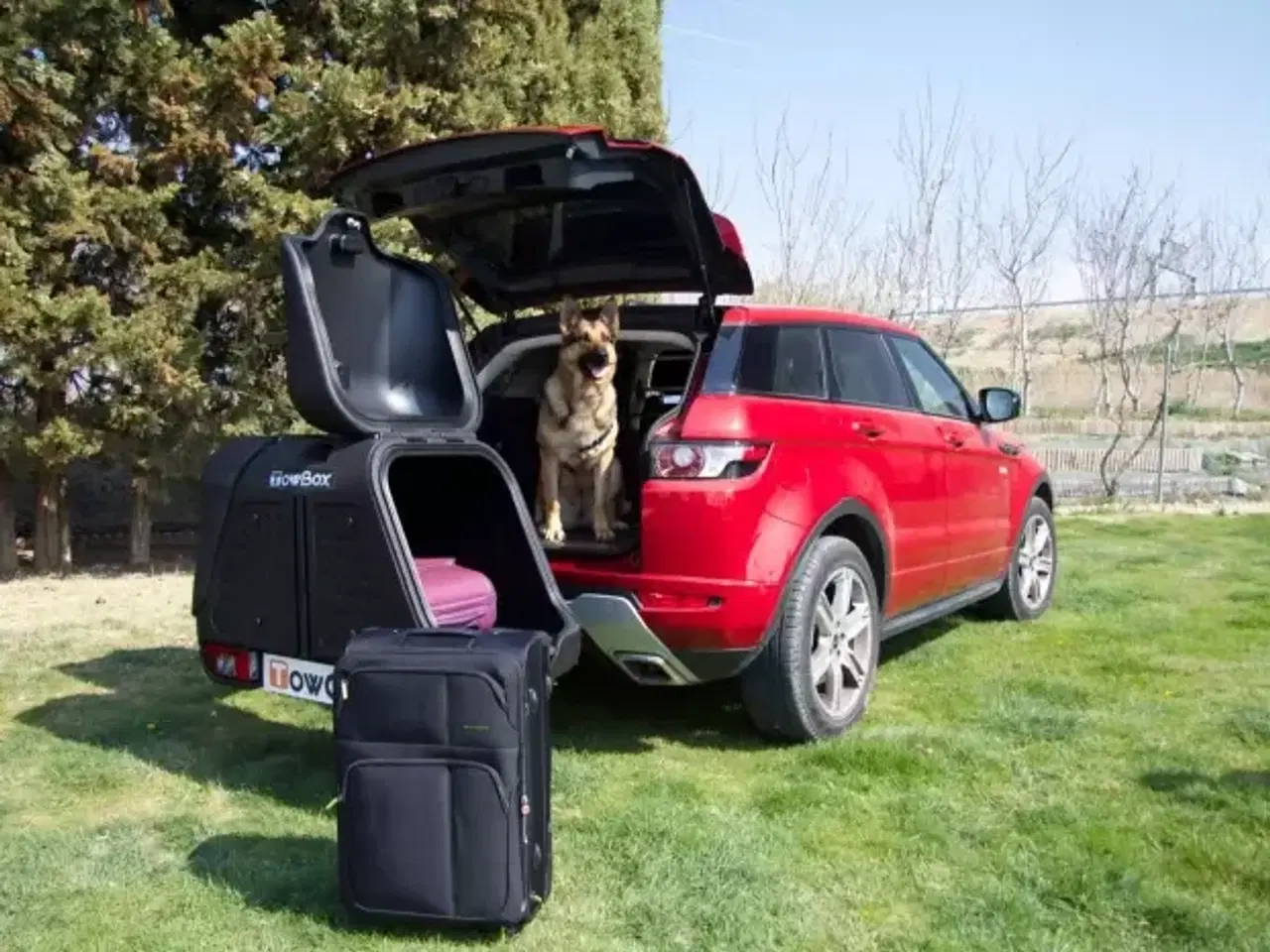 Billede 3 - Bagageboks - Towbox V2 Sort til bag på Bilen