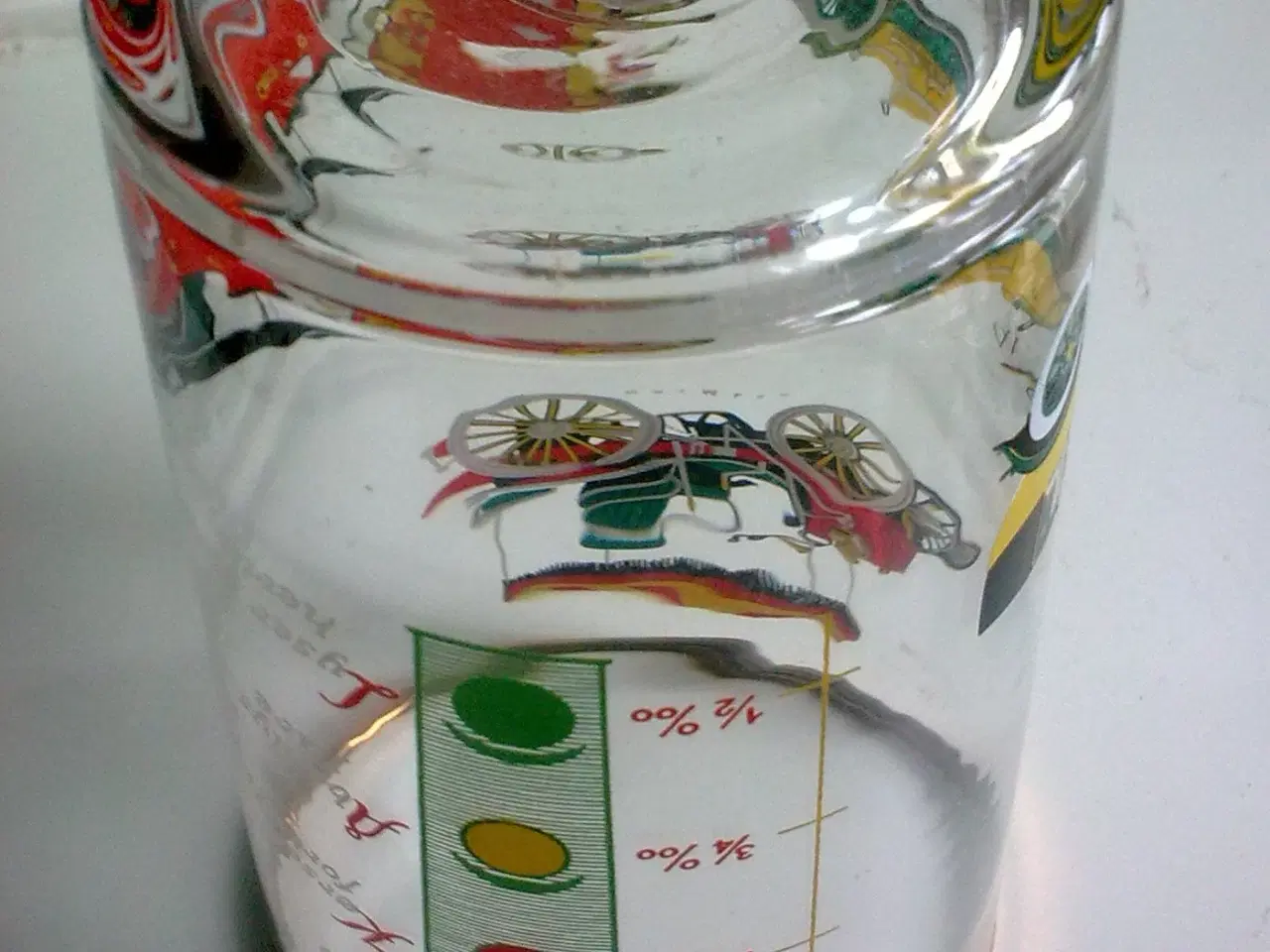 Billede 9 - Trafiklys ølglas SJÆLDEN dansk retro & veteran bil