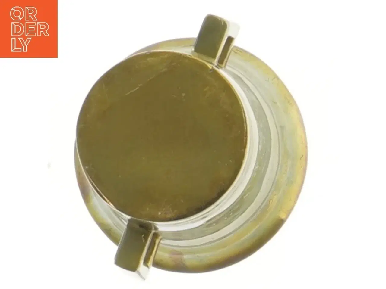 Billede 3 - Brunt messing morter med støder (str. Ø 9x9,5 cm)