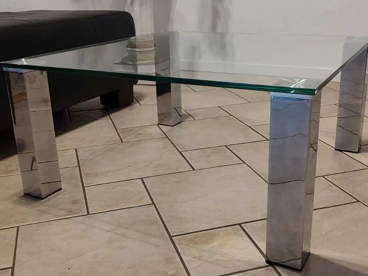 Billede 3 - Sofabord i glas 