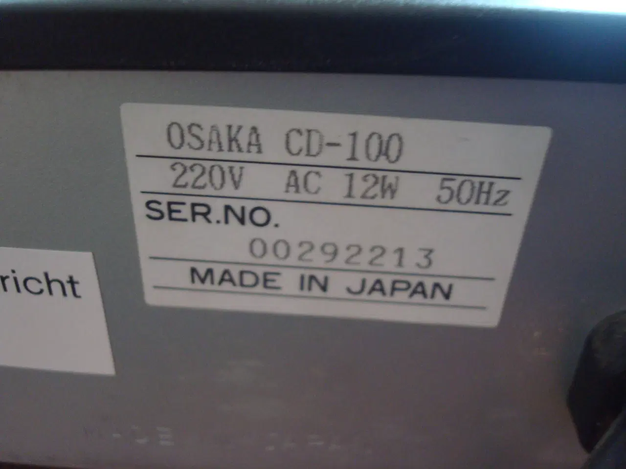 Billede 4 - Osaka CD100