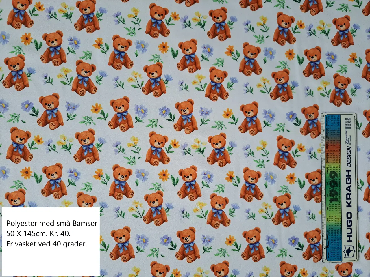 Billede 6 - Polyester og bomuldsstof.