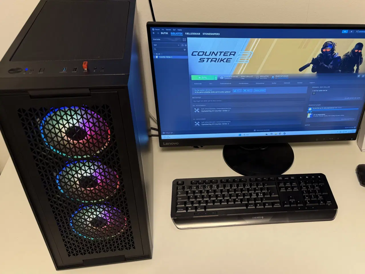 Billede 4 - Gamer PC, Ryzen 7, Geforce RTX, inkl 27" skærm